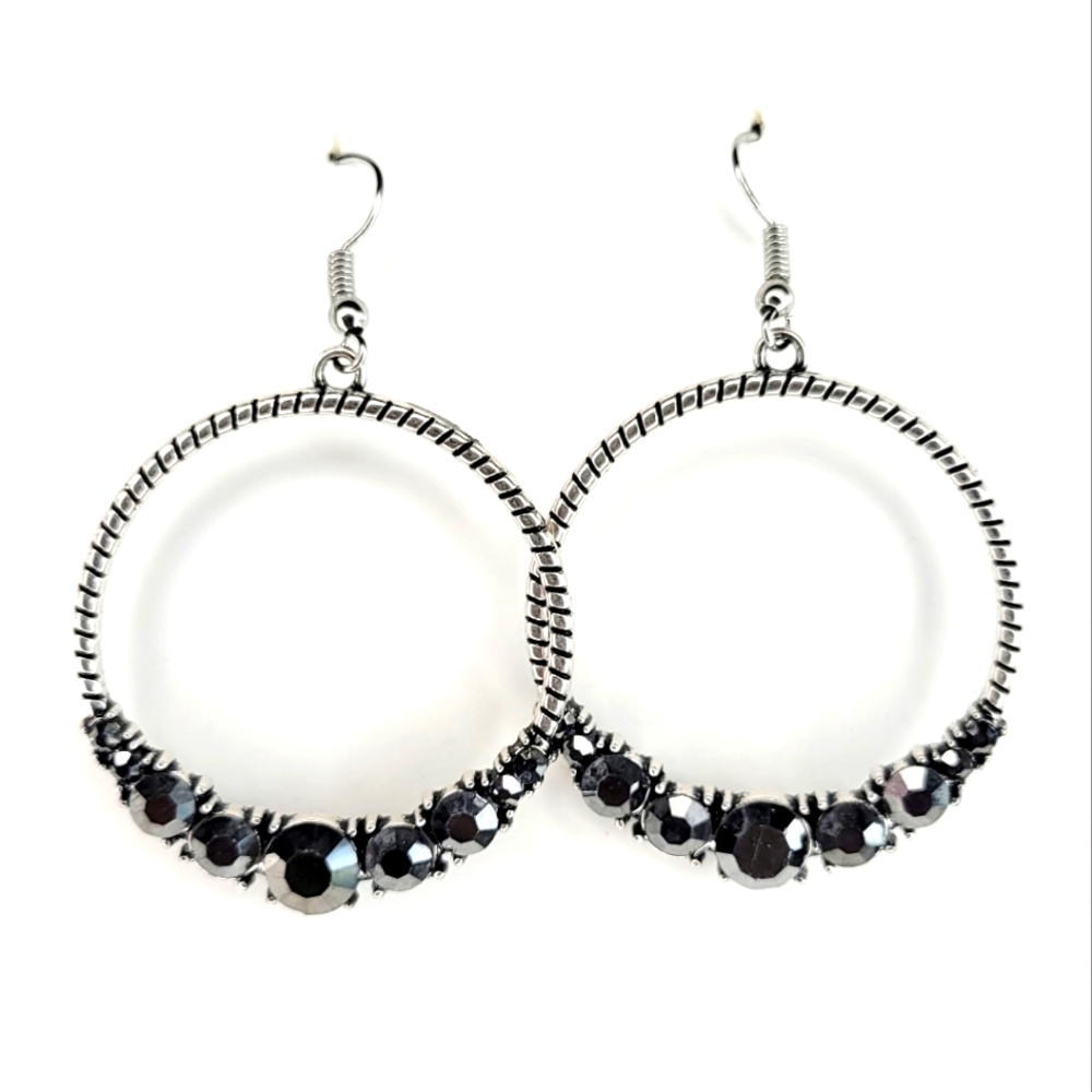 Black Diamond Earrings